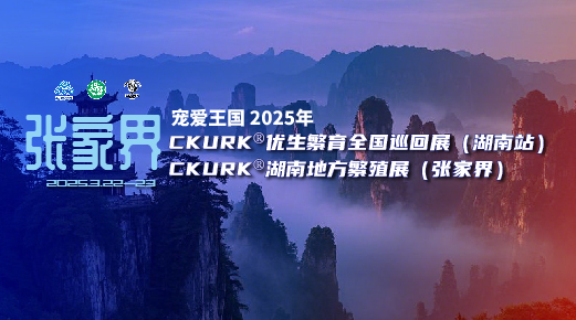 宠爱王国2025年CKURK®优生繁育全国巡回展（湖南站）、湖南地方繁殖展（张家界）